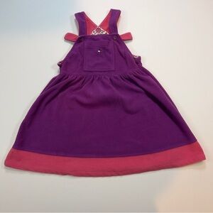 Tommy Hilfiger 4T Purple Pink Fleece Jumper Dress
